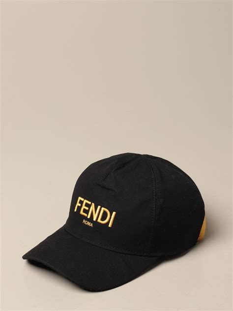 fendi キャップ|fendi leather cap.